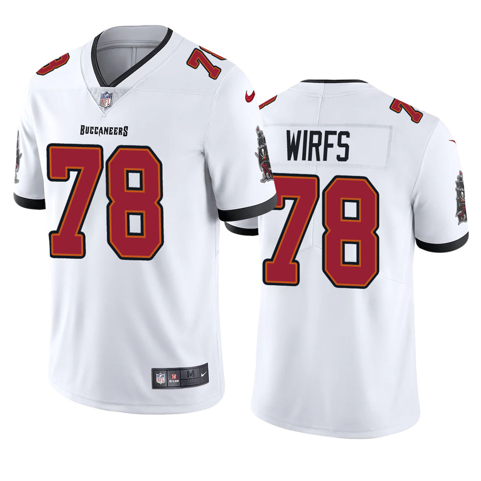 Men Nike Tampa Bay Buccaneers #78 Tristan Wirfs White 2020 NFL Draft Vapor Limited Jersey->tampa bay buccaneers->NFL Jersey